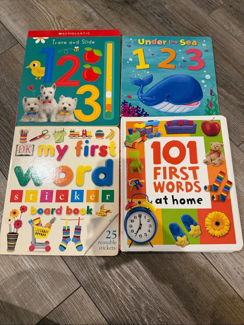 Kids numbers and words books